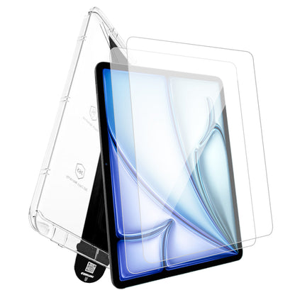 iPad Air 11" M2 Tempered Glass Screen Protector [2-Pack] with Easy Alignment Frame – Clear, Premium by SwiftShield