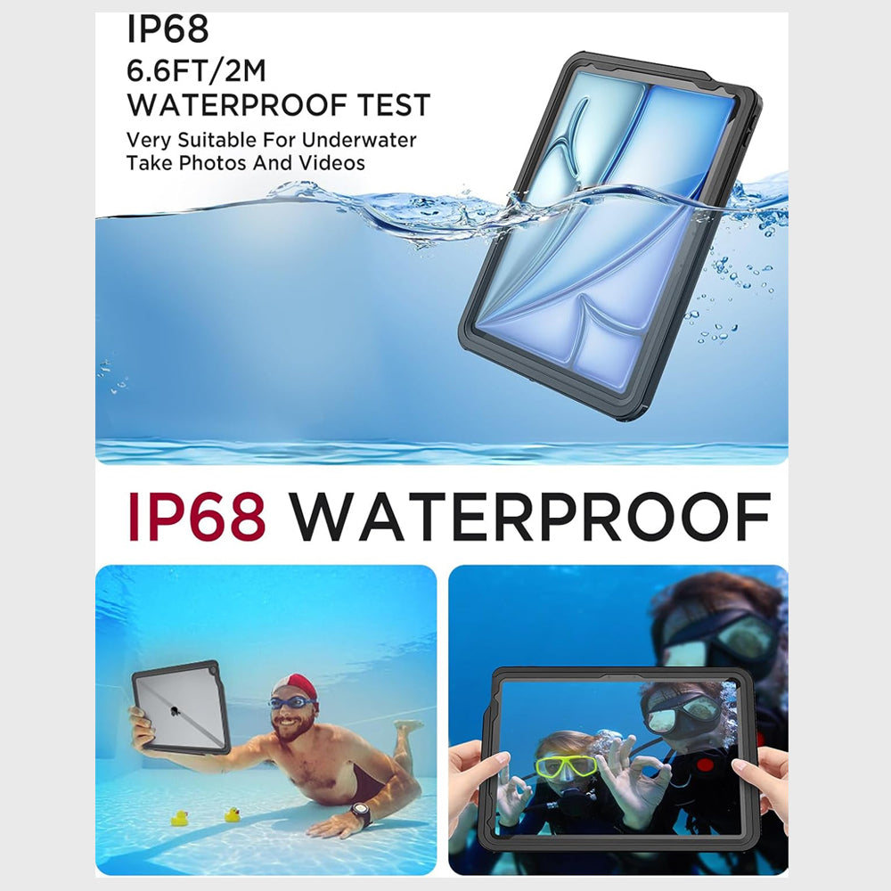 Waterproof Shockproof Case for iPad Air 11" M2 (2024)