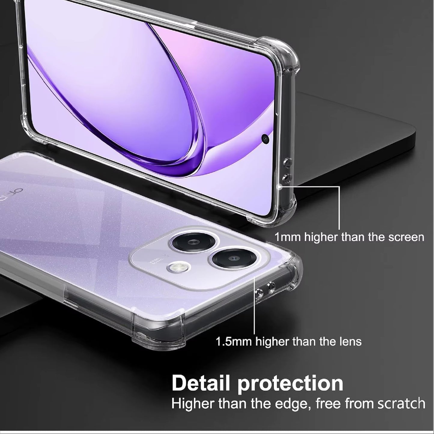 Bumper Clear Case for OPPO A5 Pro