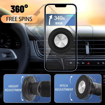 Magsafe Compatible Car Phone Holder Vent Mount 360° Adjustable Strong Grip
