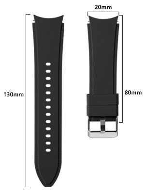 Classic No Gap Rubber Strap for Samsung Galaxy Watch 6