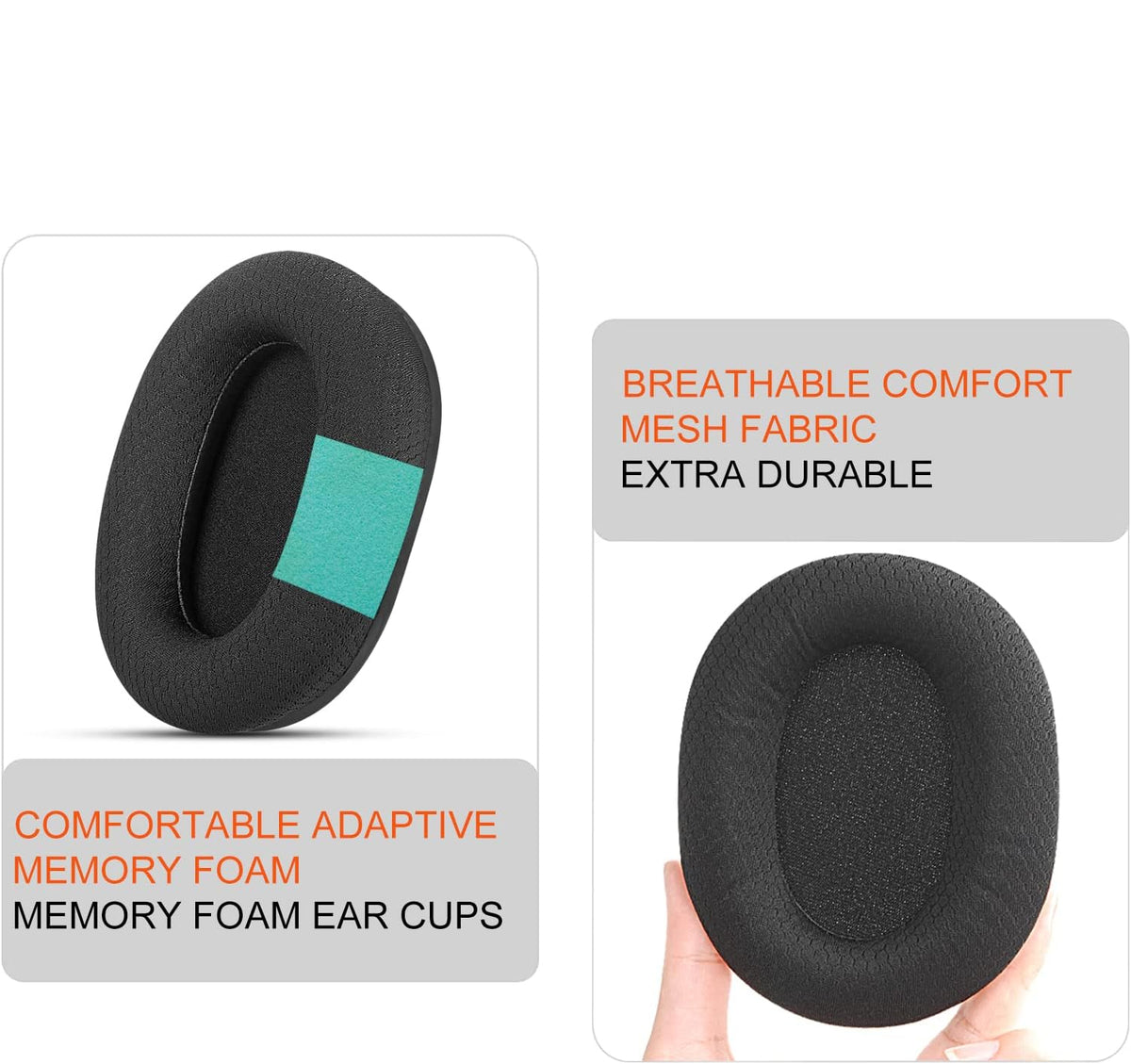 Earphone Pad Replacements for Razer Blackshark V2 / V2 Pro 2020