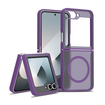 Magsafe Compatible Matte Case for Samsung Galaxy Z Flip 6