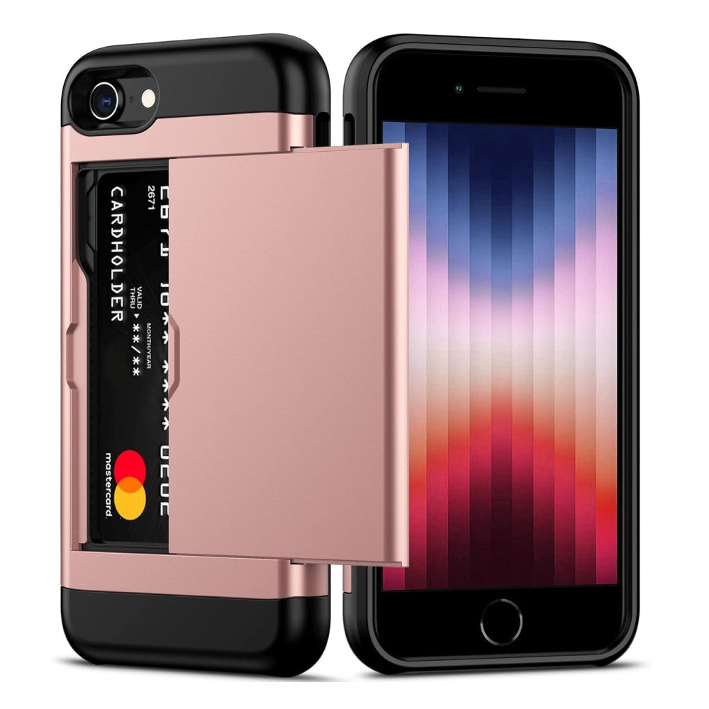 Heavy-Duty Card Holder Cover for iPhone 8