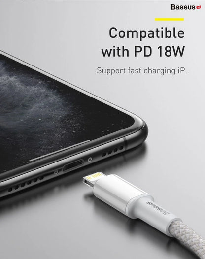 Baseus High-Density USB-C to Lightning cable 20W (2m)