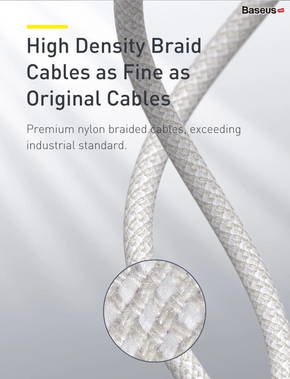 Baseus High-Density USB-C to Lightning cable 20W (2m)