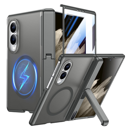 360 Magsafe Compatible Matte Case with Stand for Samsung Galaxy Z Fold 8