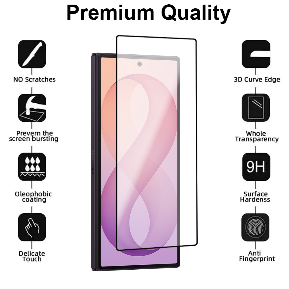 Front Cover Glass Screen Protector for Samsung Galaxy Z Fold 8 Ultra