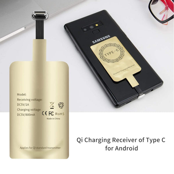 QI Wireless Charging Type-C Phone Adapter