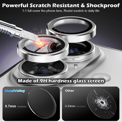 Camera Lens Protector Alloy Frame for iPhone 17