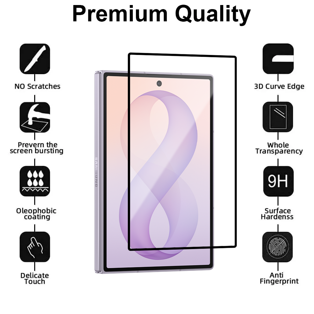 Front Cover Glass Screen Protector for Samsung Galaxy Z Fold 8