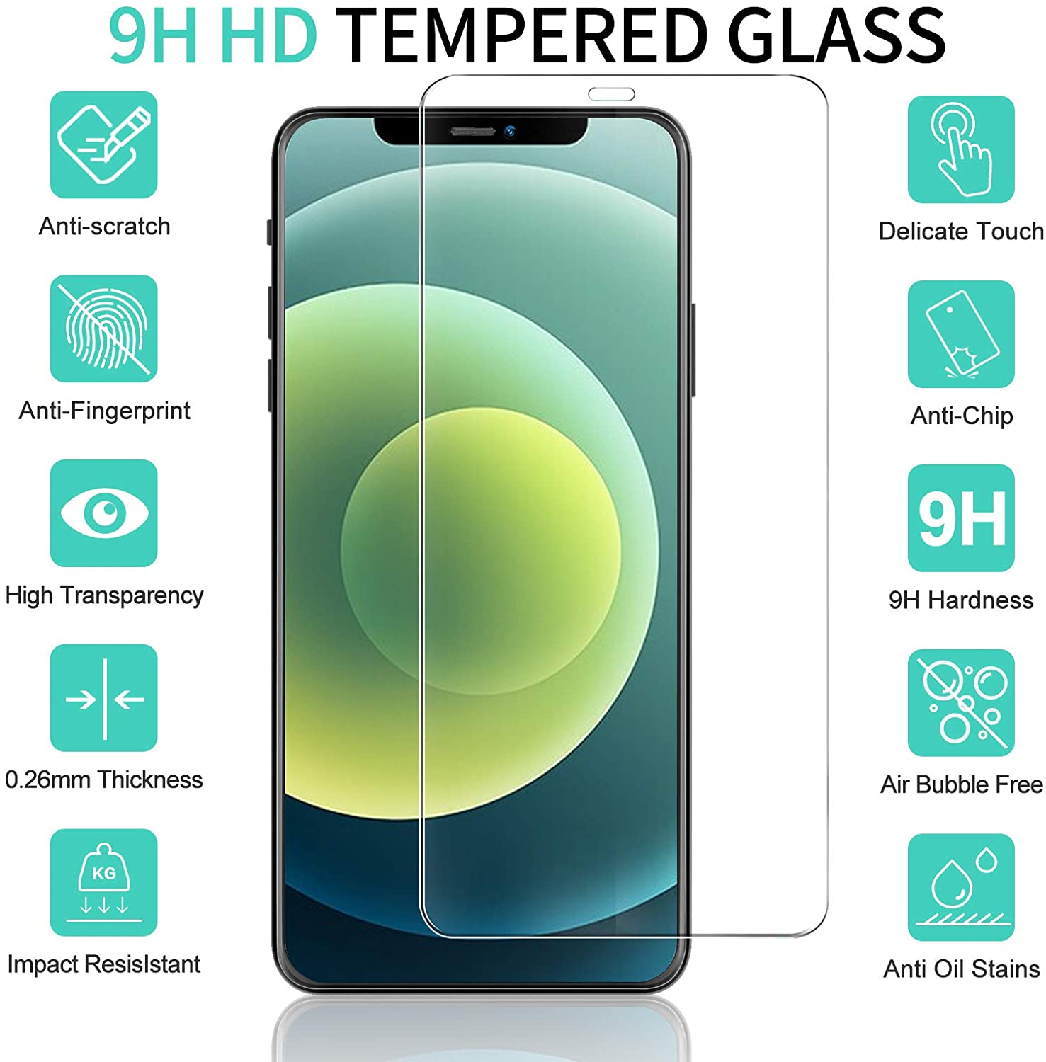 Glass Screen Protector for iPhone 12 Pro Max