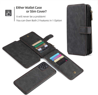 Coin Zip Wallet Case for iPhone 13 Mini