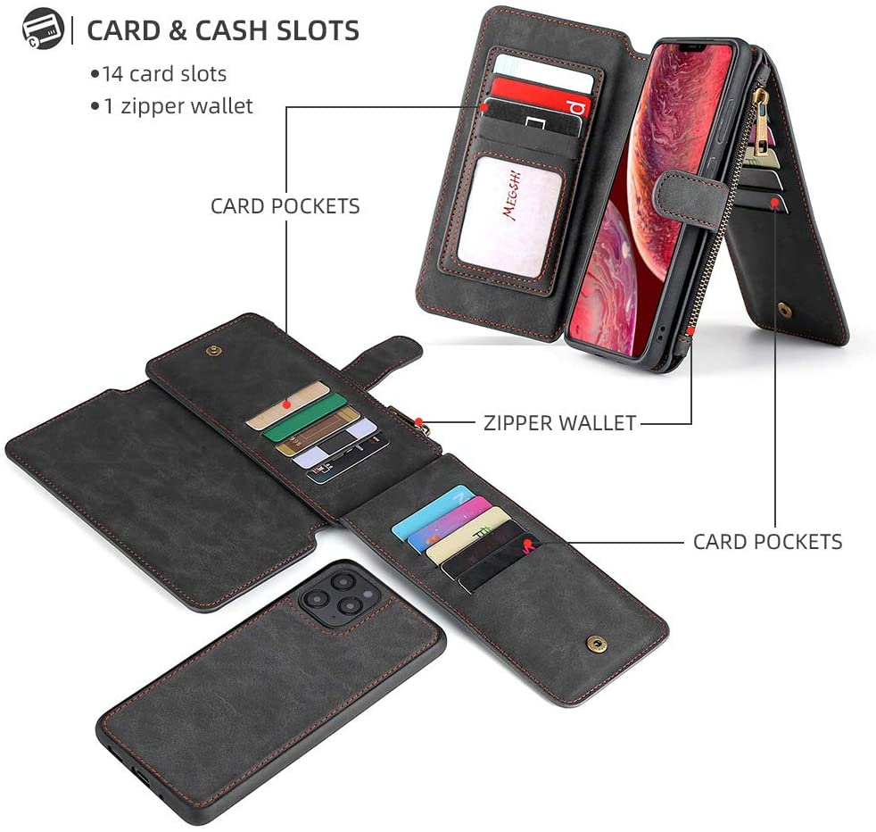 Coin Zip Wallet Case for iPhone 13 Mini