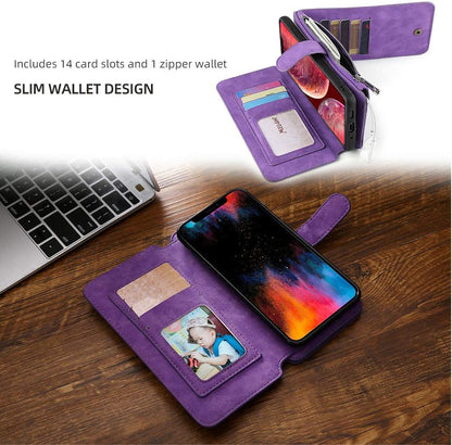 Coin Zip Wallet Case for iPhone 13 Pro Max