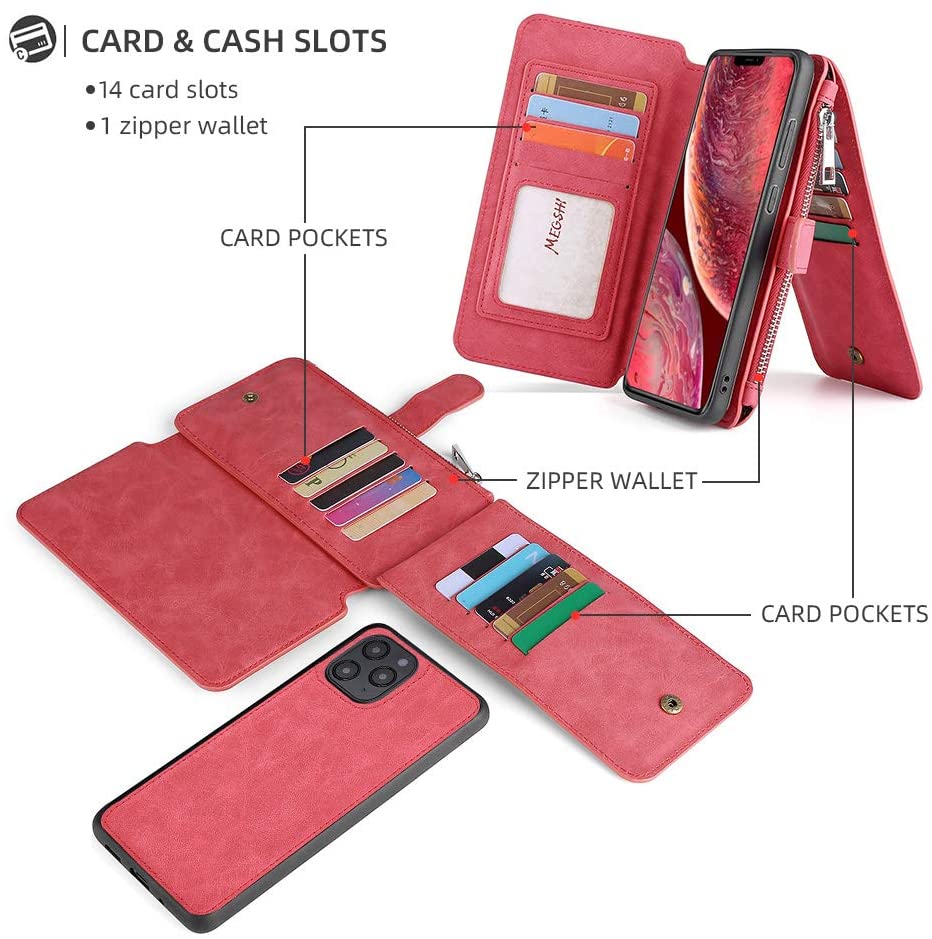 Coin Zip Wallet Case for iPhone 13 Mini