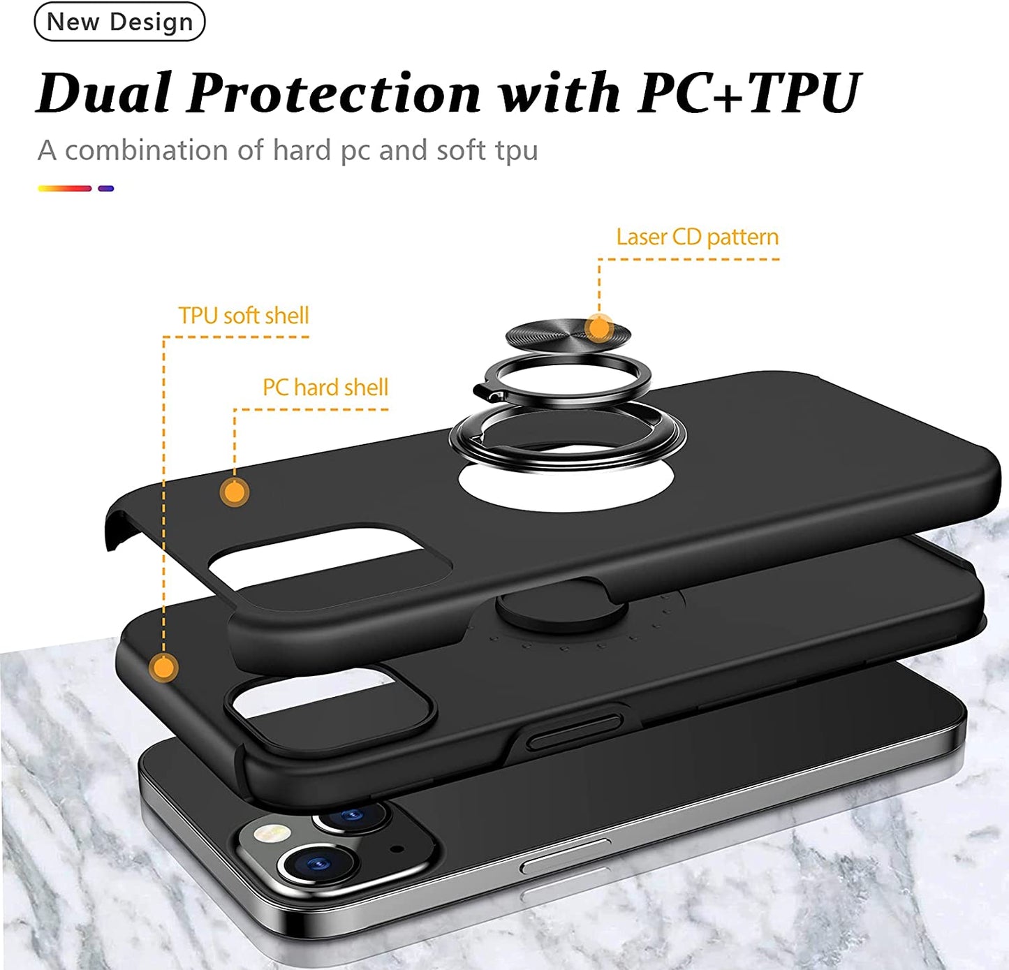 Tough Ring Case for iPhone 13