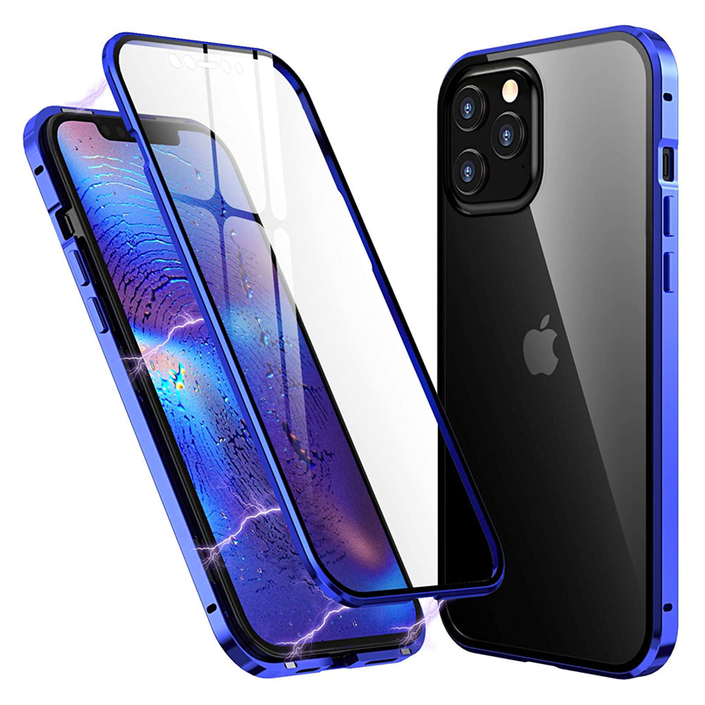 Metal Magnetic Glass Case for iPhone 13 Pro