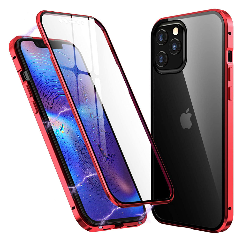 Metal Magnetic Glass Case for iPhone 13 Pro