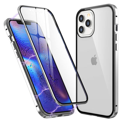 Metal Magnetic Glass Case for iPhone 13 Pro