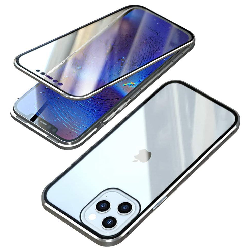 Metal Magnetic Glass Case for iPhone 13 Mini