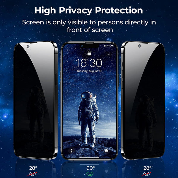 Privacy Glass Screen Protector for iPhone 13 / 13 Pro