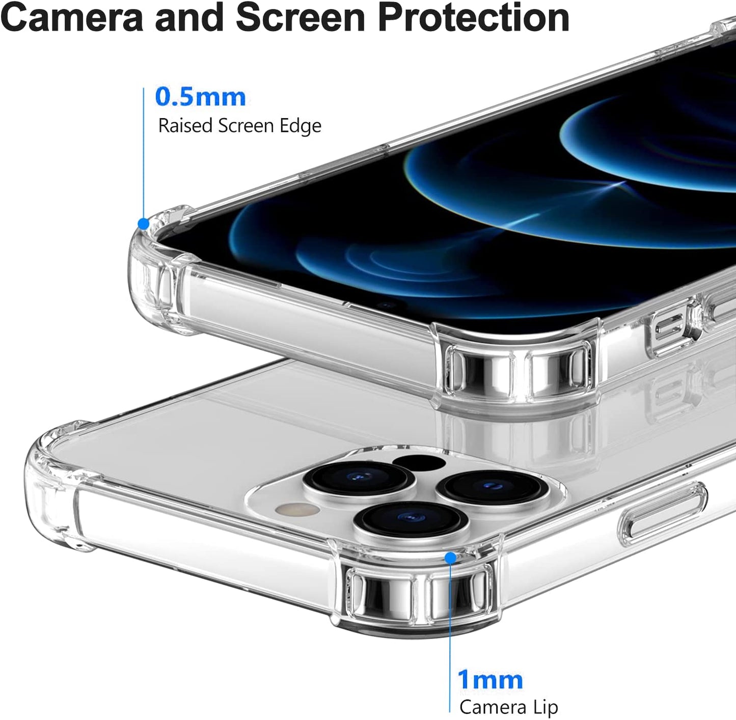 Protective Clear Gel case for iPhone 13 Pro Max