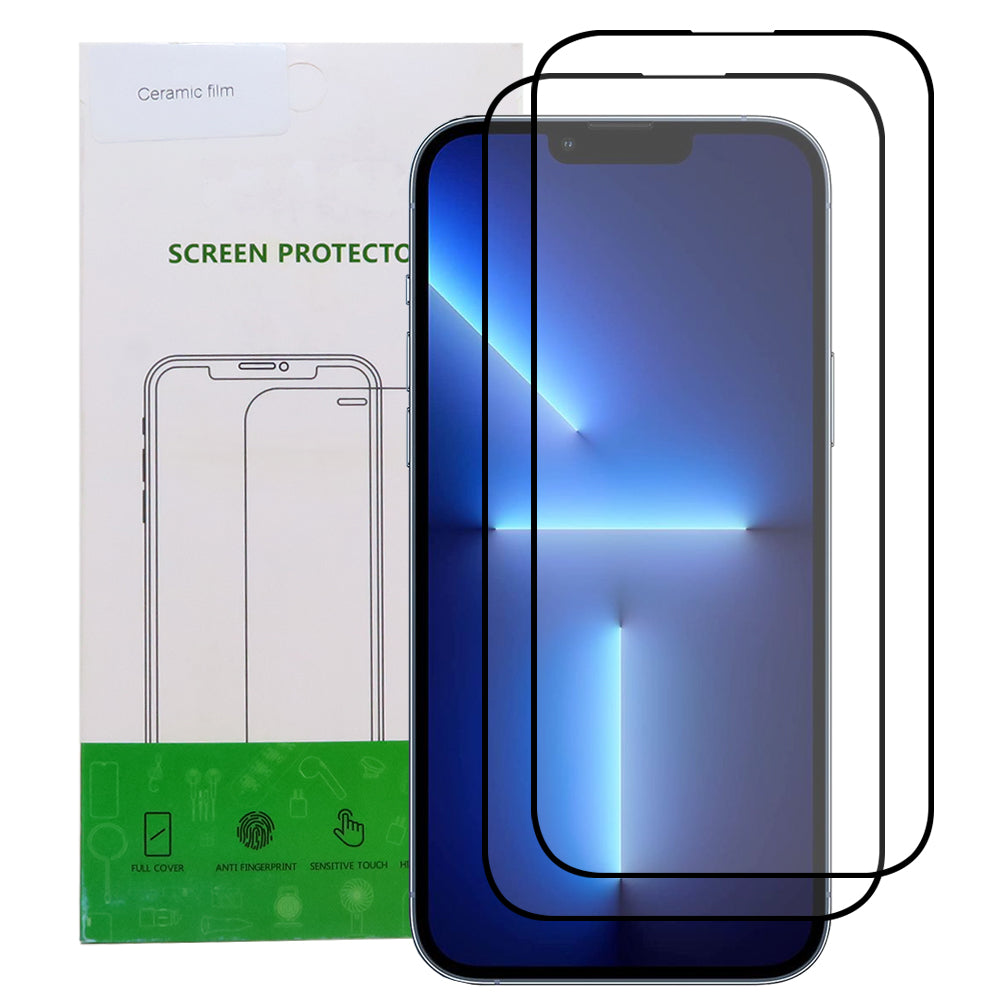 Ceramic Film Screen Protector for iPhone 13 Pro (2 pack) Screenhug