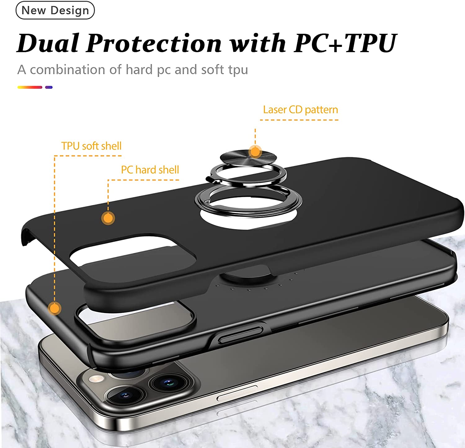 Tough Ring Case for iPhone 13 Pro