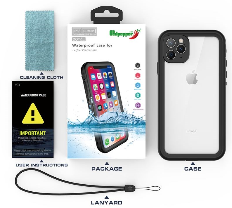 Redpepper Waterproof Case for iPhone 13