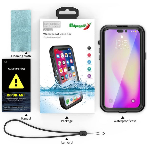 Redpepper Waterproof Magsafe Case for iPhone 14 Pro