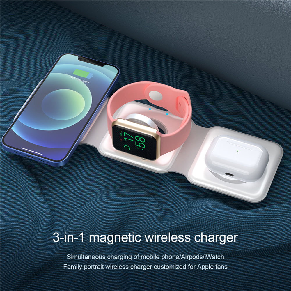 3 in 1 Foldable Wireless Charging Dock