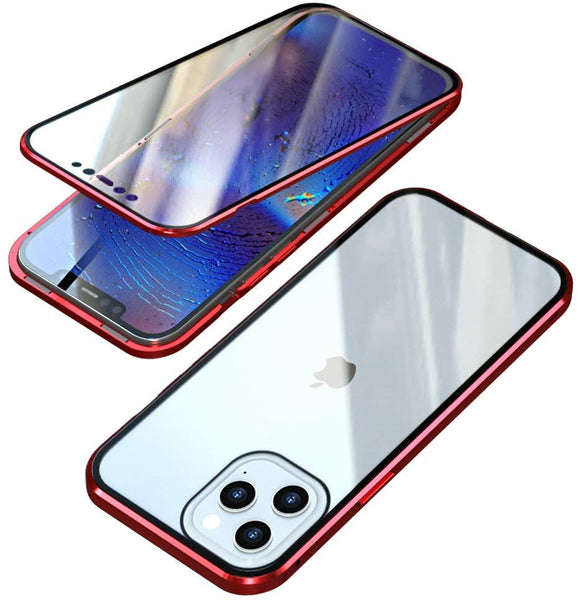 Metal Magnetic Glass Case for iPhone 12 Pro Max