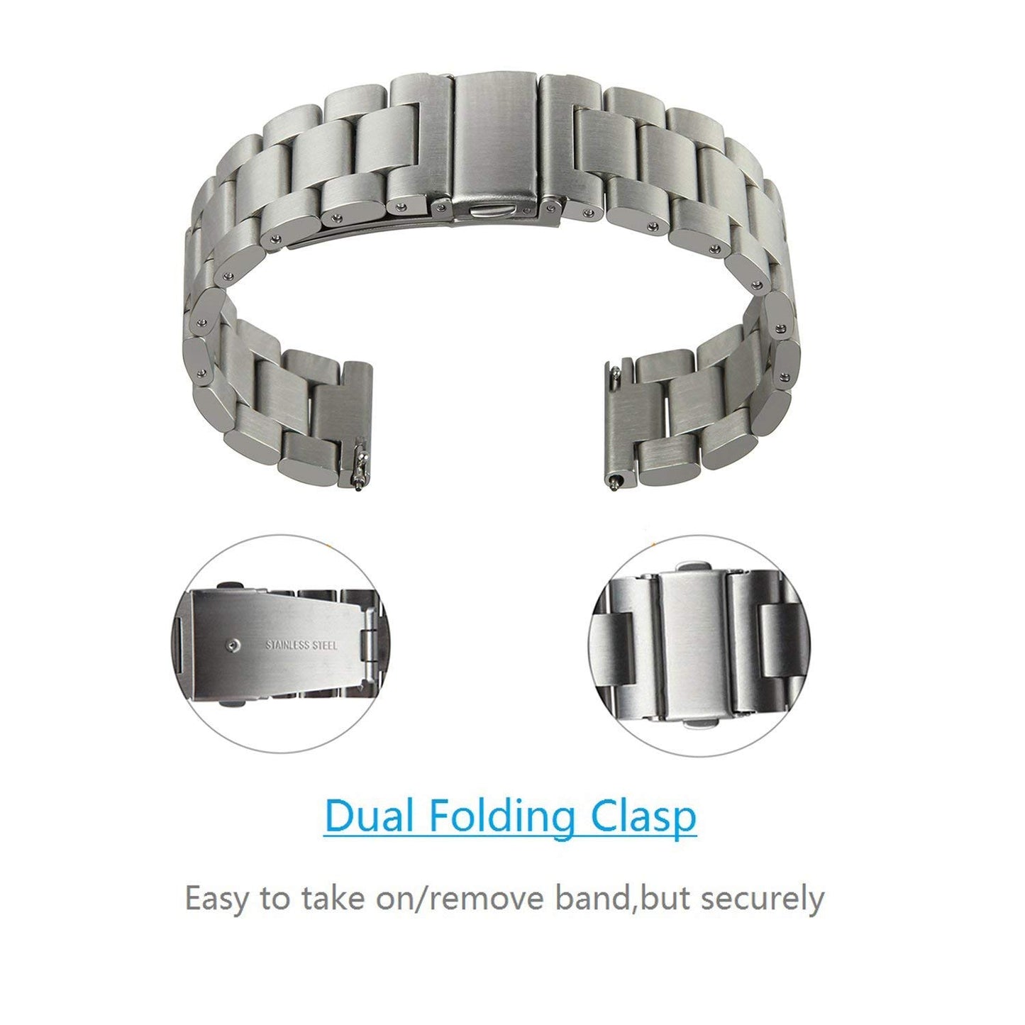 Stainless Steel Strap for Samsung Watch