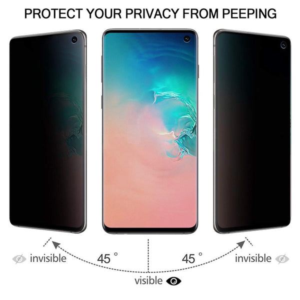 Privacy Glass Screen Protector for Samsung Galaxy S10