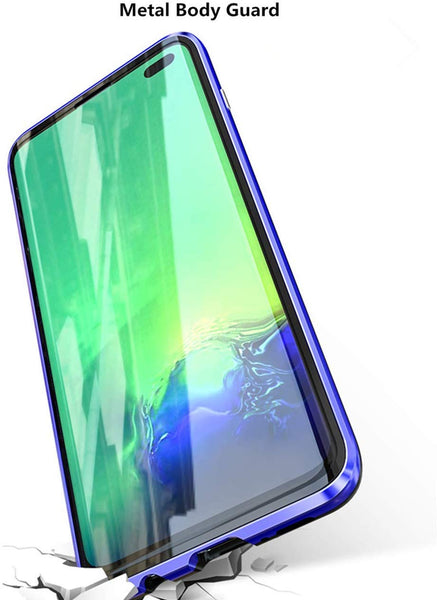 Metal Tough Glass Case for Samsung Galaxy A01
