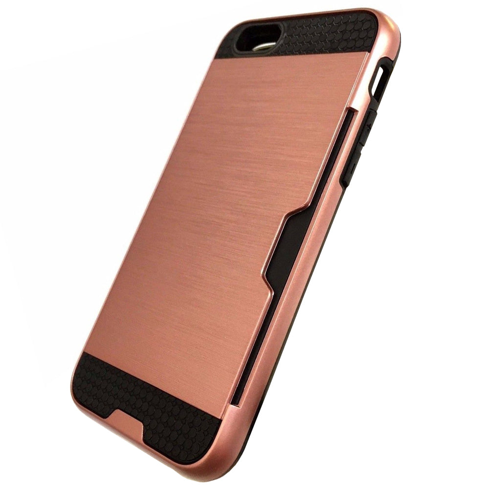 Metallic Card Holder Case for iPhone 6 / 6S