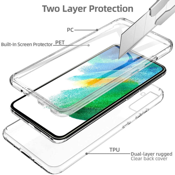 360 Slim clear case for Samsung Galaxy S21 FE