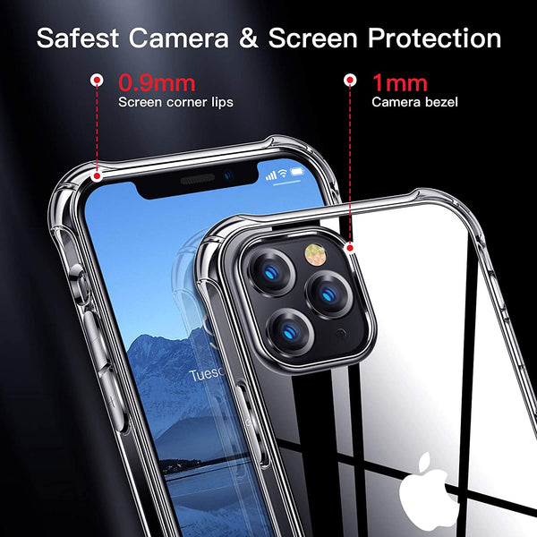 Bumper Clear Gel case for iPhone 12 / 12 Pro