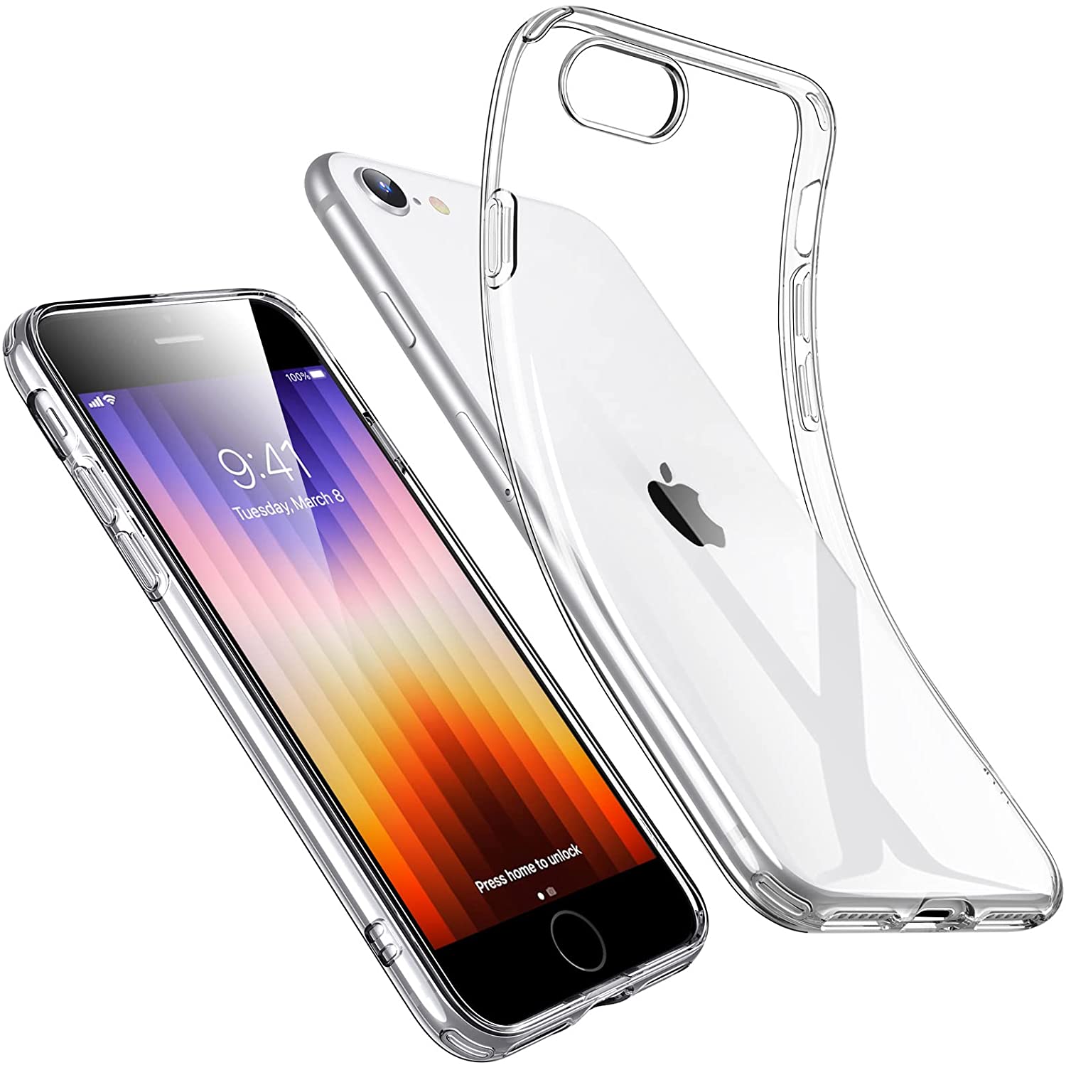 Clear Gel case for iPhone 7 / 8 / SE