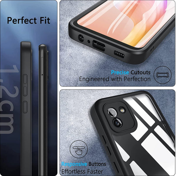 Hybrid 360 Protection case for Samsung Galaxy A03