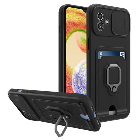 Push Magnetic Card Case for Samsung Galaxy A04