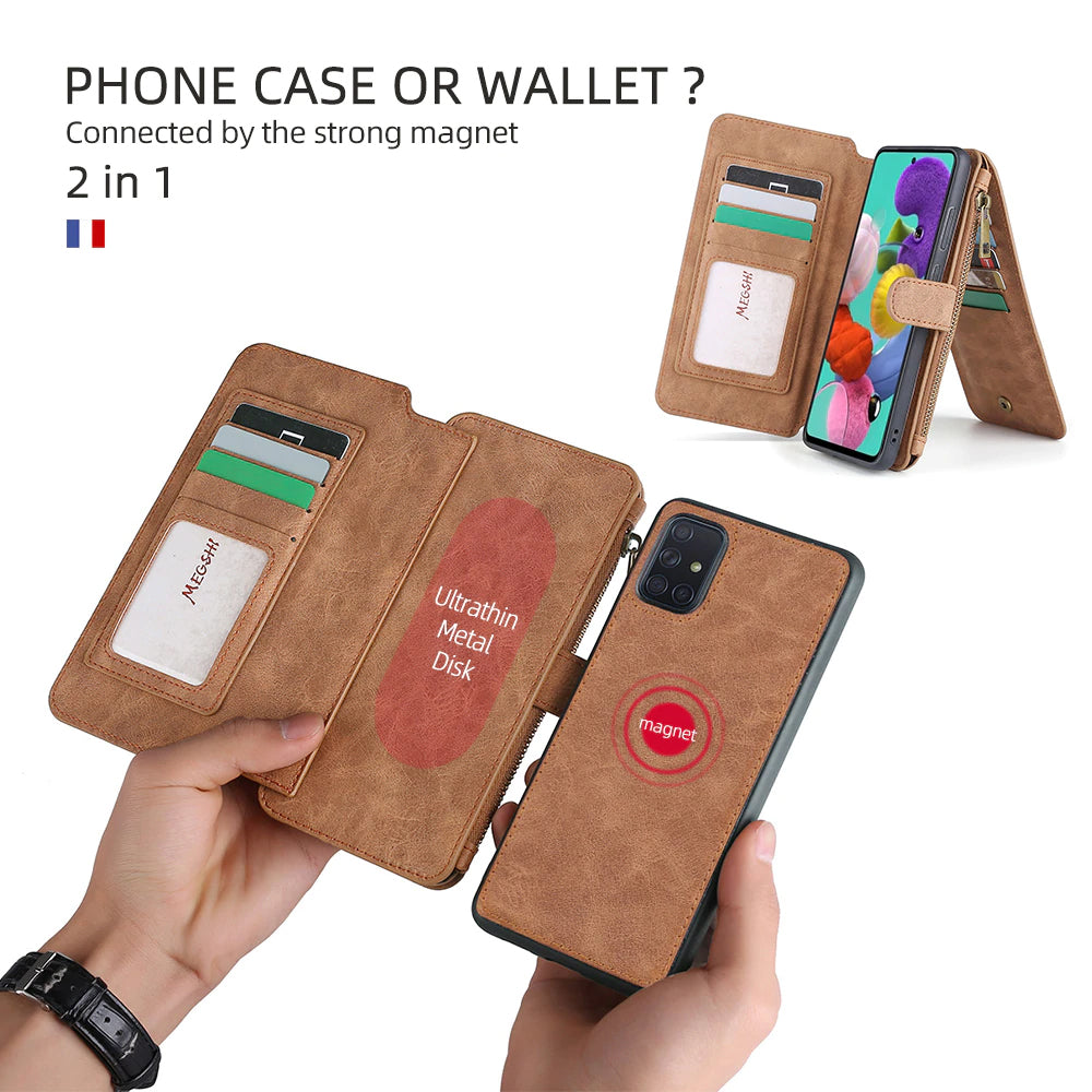 Coin Wallet Case for Samsung Galaxy A22 4G