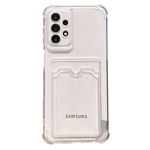 Silicone Card Wallet Case for Samsung Galaxy A13 4G
