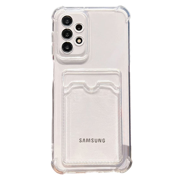Silicone Card Wallet Case for Samsung Galaxy A33 5G