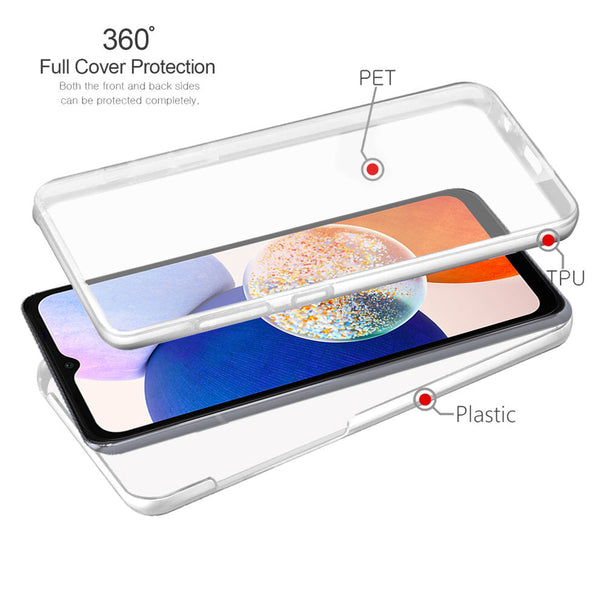 Samsung Galaxy A14 4G Case 360 Clear cover