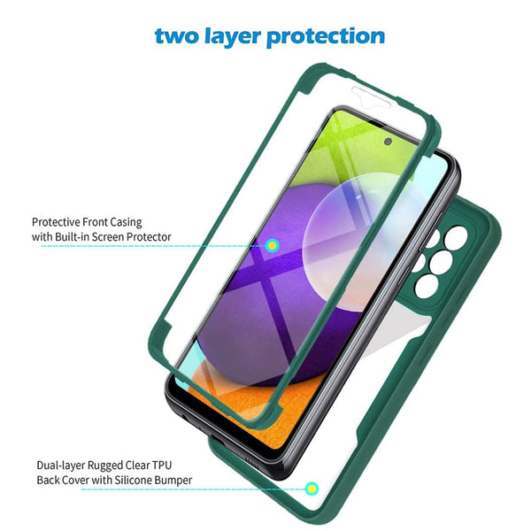 Hybrid 360 Protection case for Samsung Galaxy A23