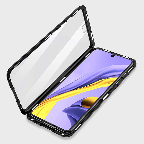 Tough Glass Magnetic Case for Samsung Galaxy A72