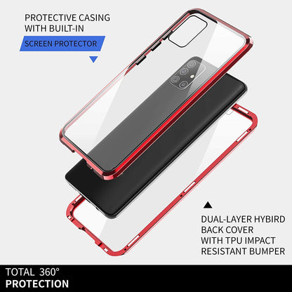 Tough Glass Magnetic Case for Samsung Galaxy A72