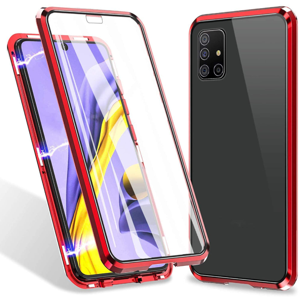 Tough Glass Magnetic Case for Samsung Galaxy A32 4G